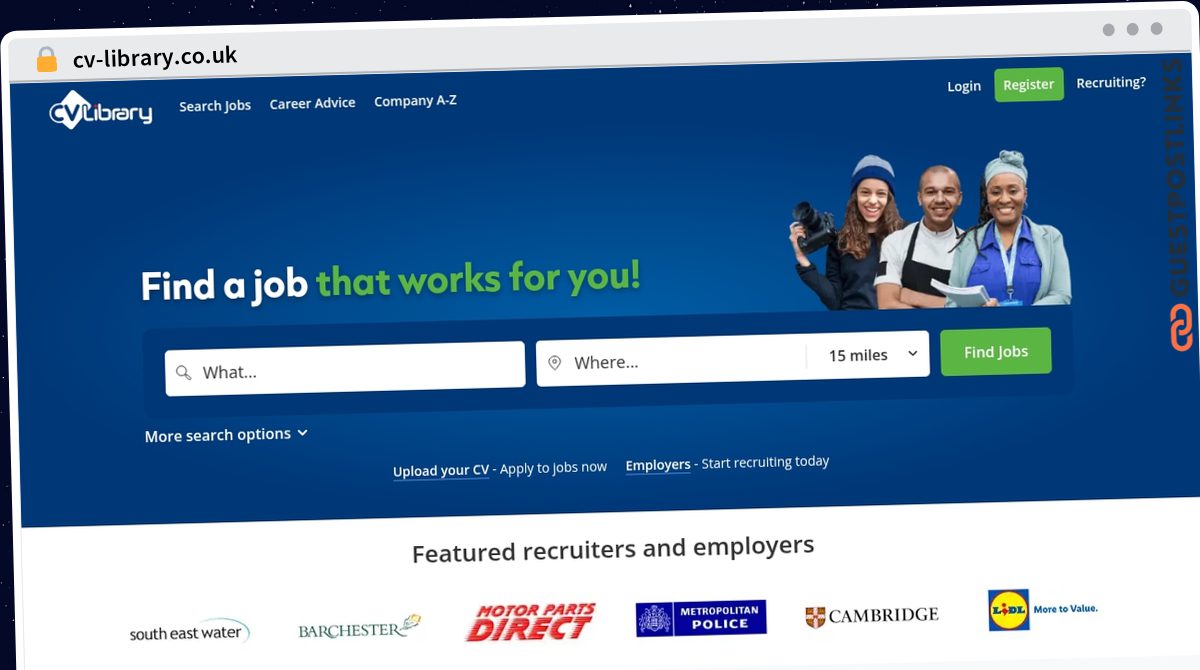 Publish Guest Post on cv-library.co.uk