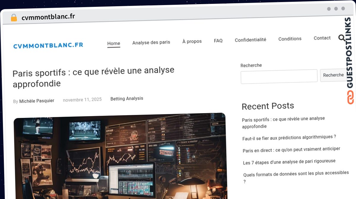 Publish Guest Post on cvmmontblanc.fr