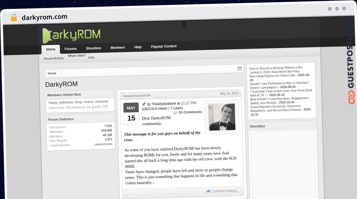 Publish Guest Post on darkyrom.com
