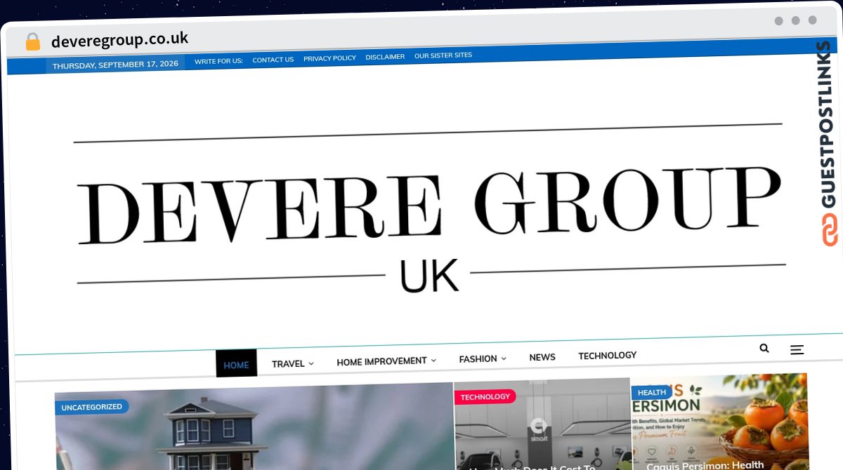 Publish Guest Post on deveregroup.co.uk