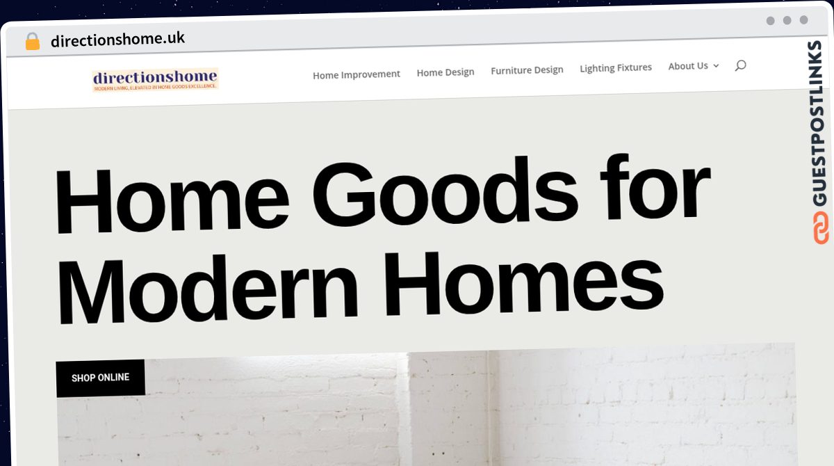 Publish Guest Post on directionshome.uk