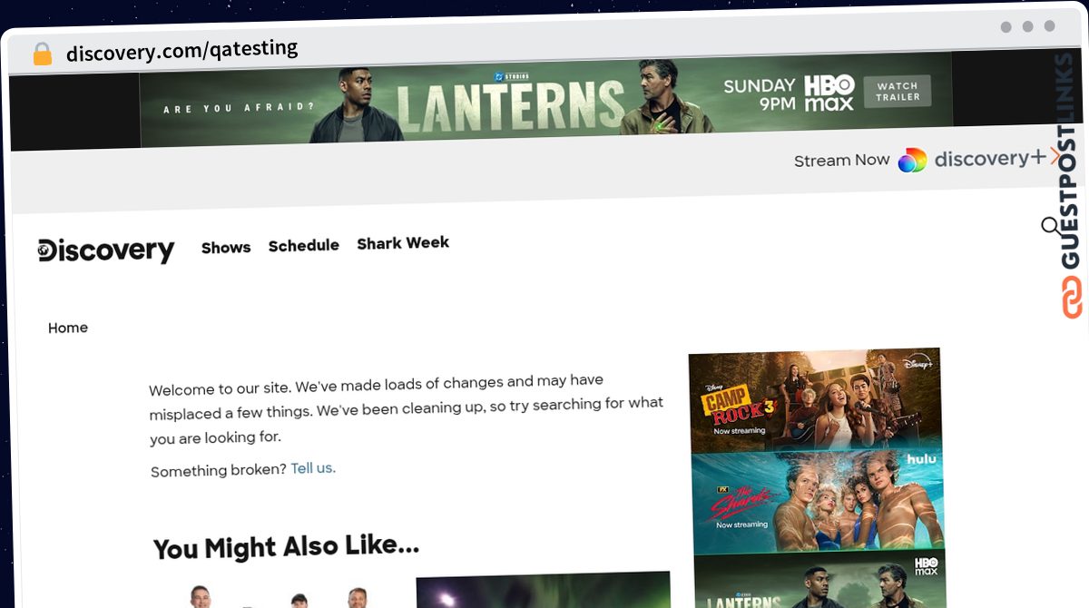 Publish Guest Post on discovery.com/qatesting