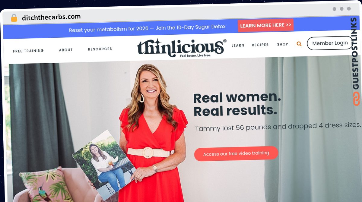 Publish Guest Post on ditchthecarbs.com