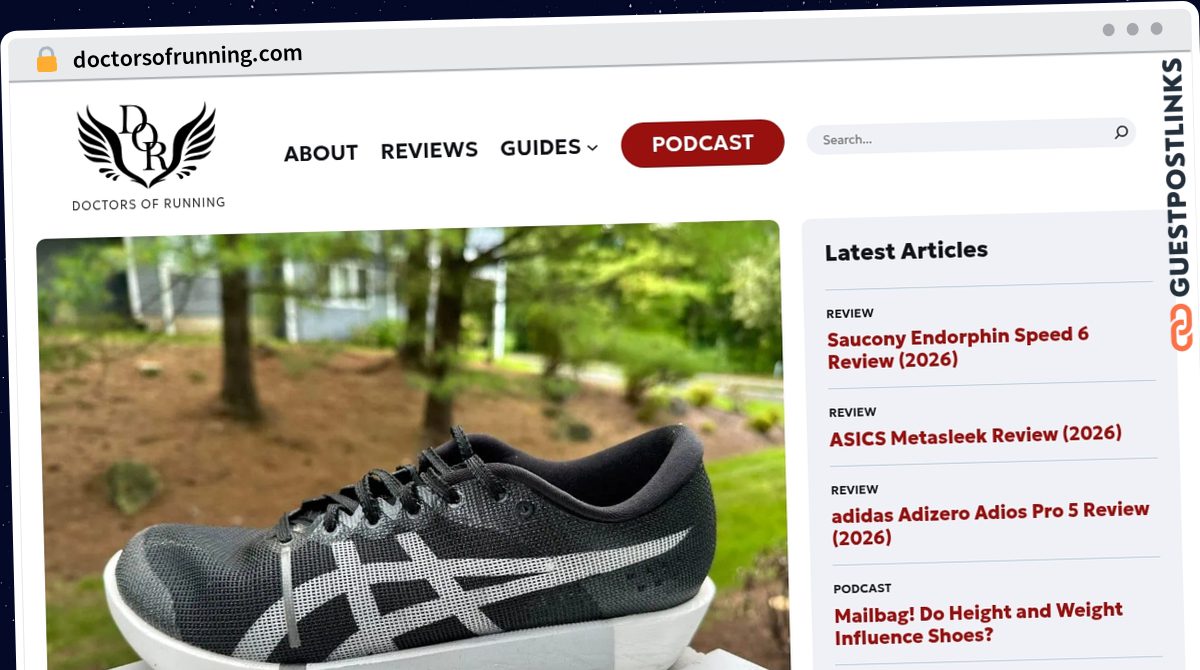 Publish Guest Post on doctorsofrunning.com
