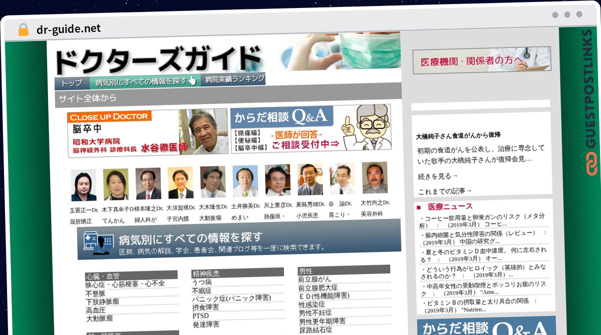 Publish Guest Post on dr-guide.net