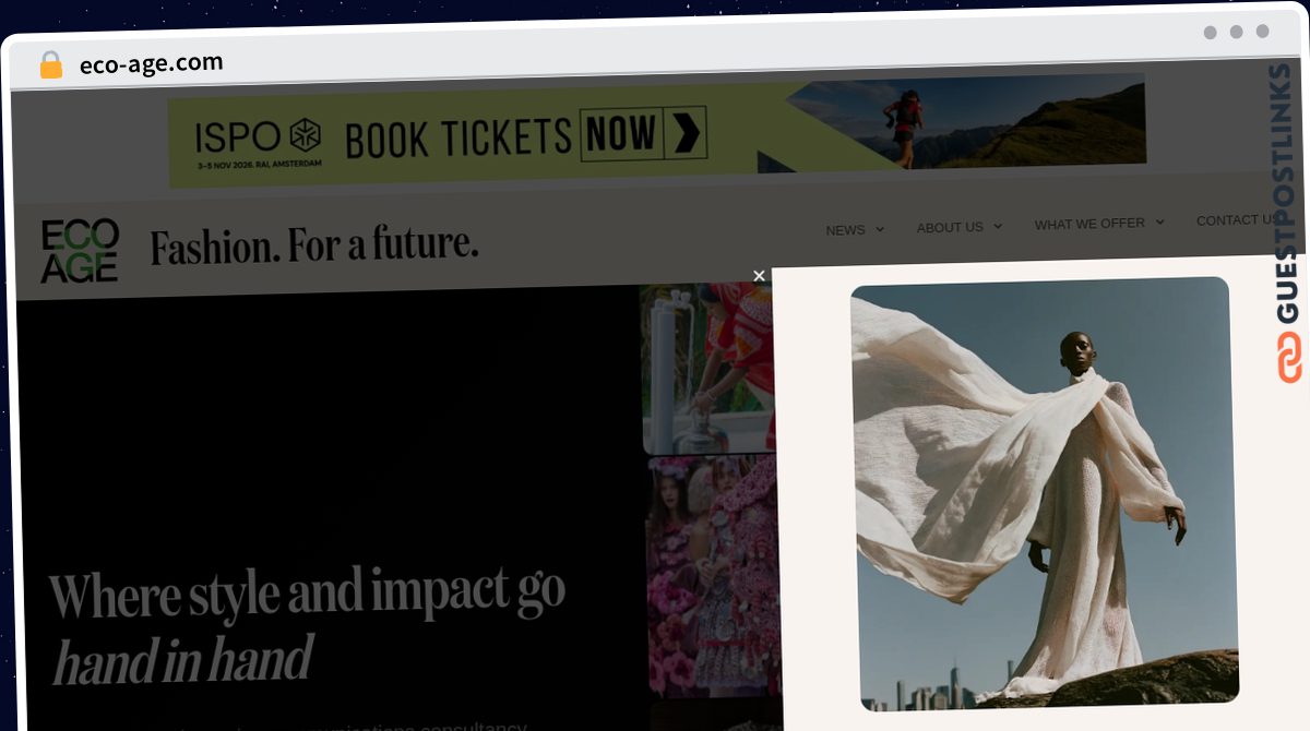 Publish Guest Post on eco-age.com