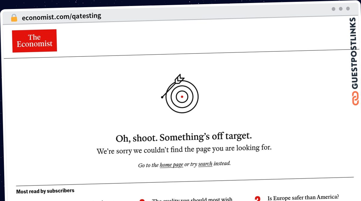 Publish Guest Post on economist.com/qatesting