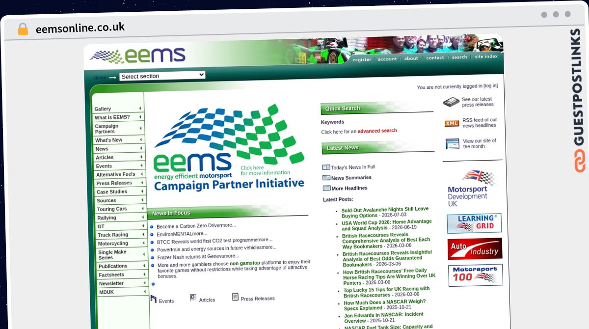 Publish Guest Post on eemsonline.co.uk