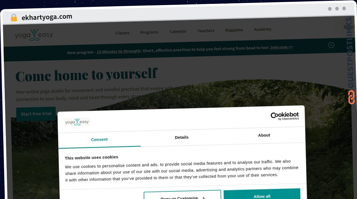 Publish Guest Post on ekhartyoga.com