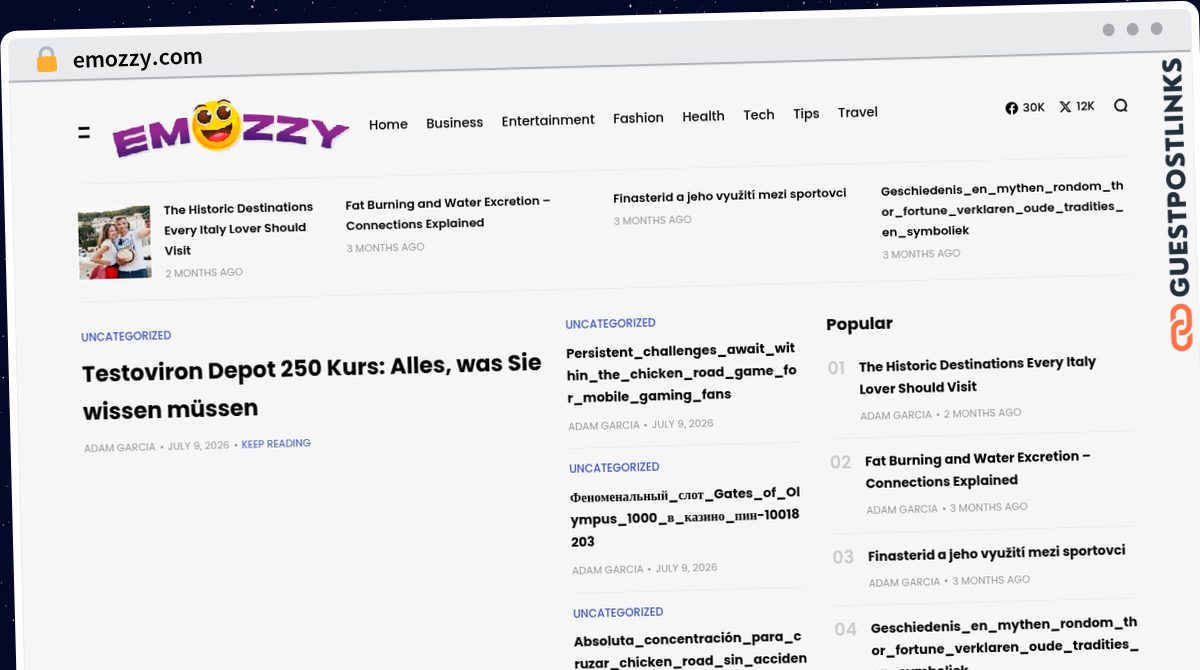 Publish Guest Post on emozzy.com