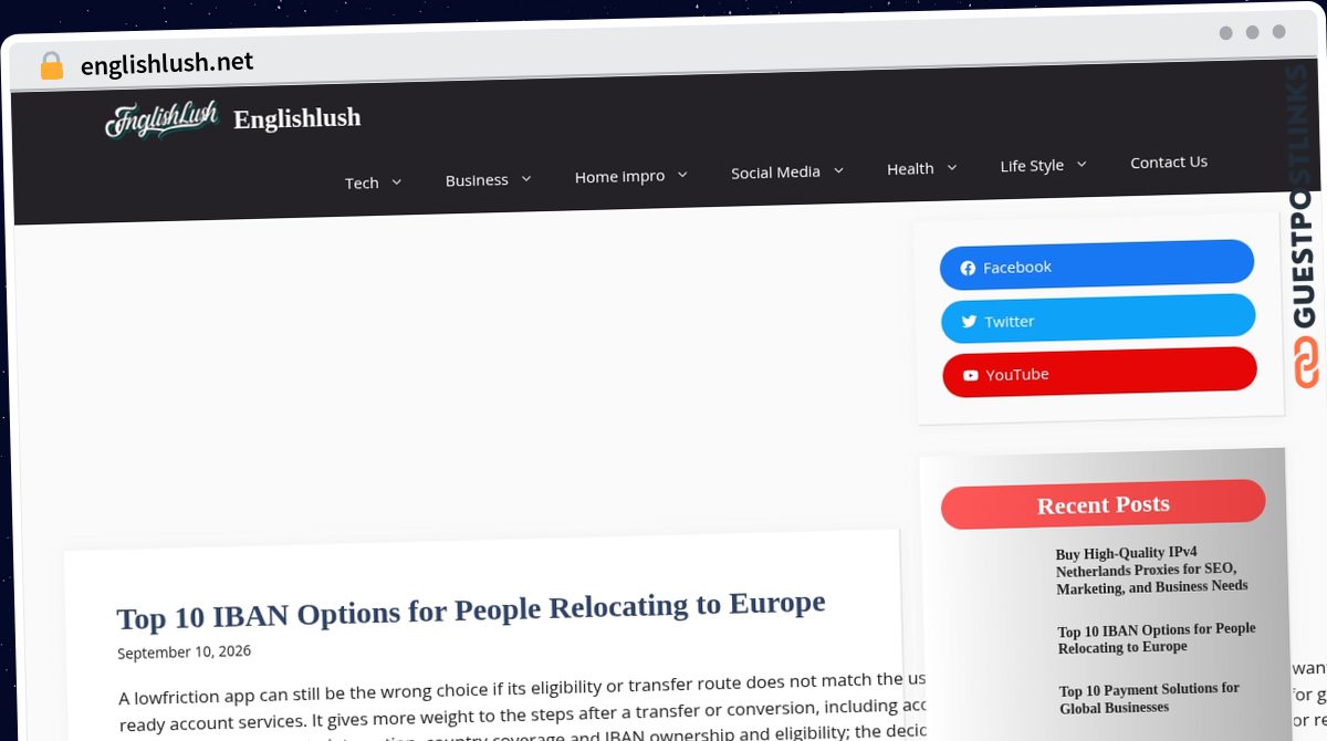 Publish Guest Post on englishlush.net