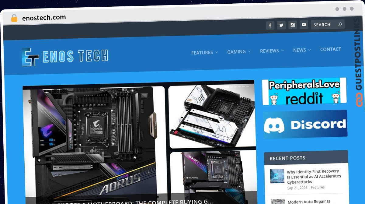 Publish Guest Post on enostech.com