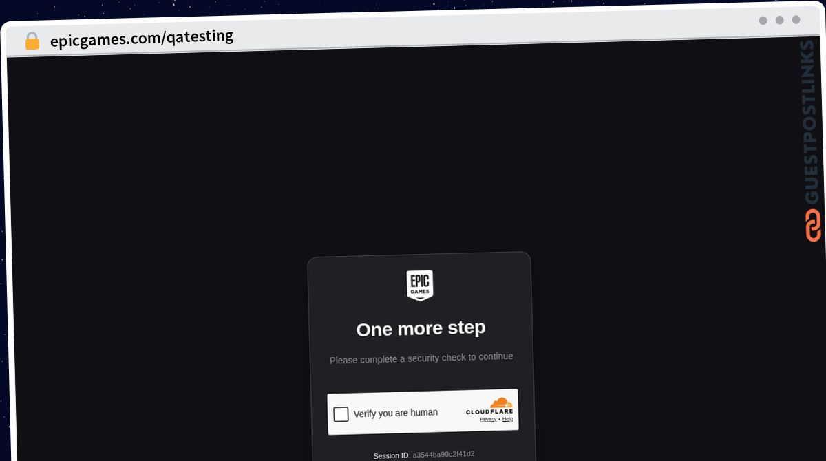 Publish Guest Post on epicgames.com/qatesting