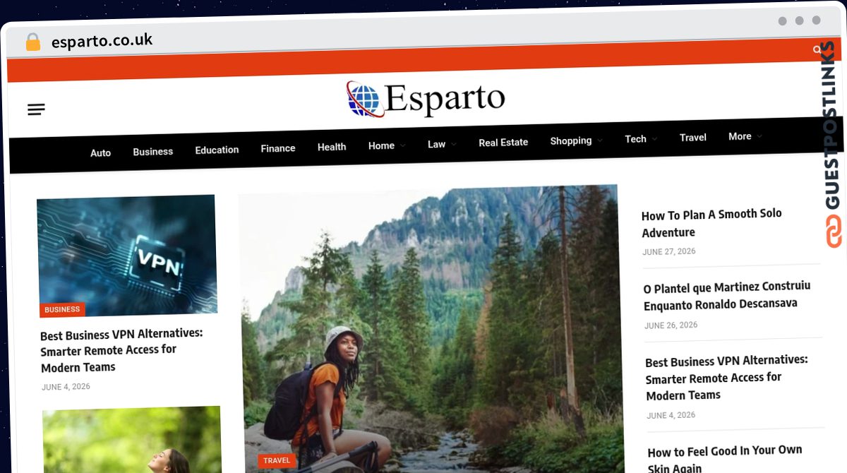 Publish Guest Post on esparto.co.uk
