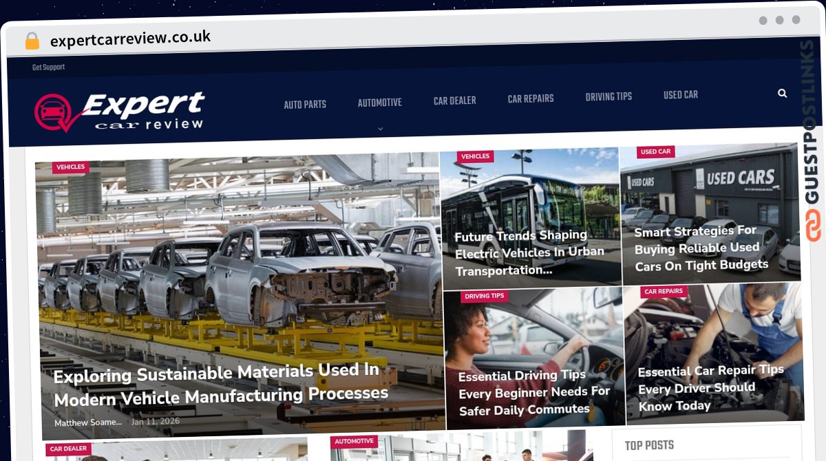 Publish Guest Post on expertcarreview.co.uk