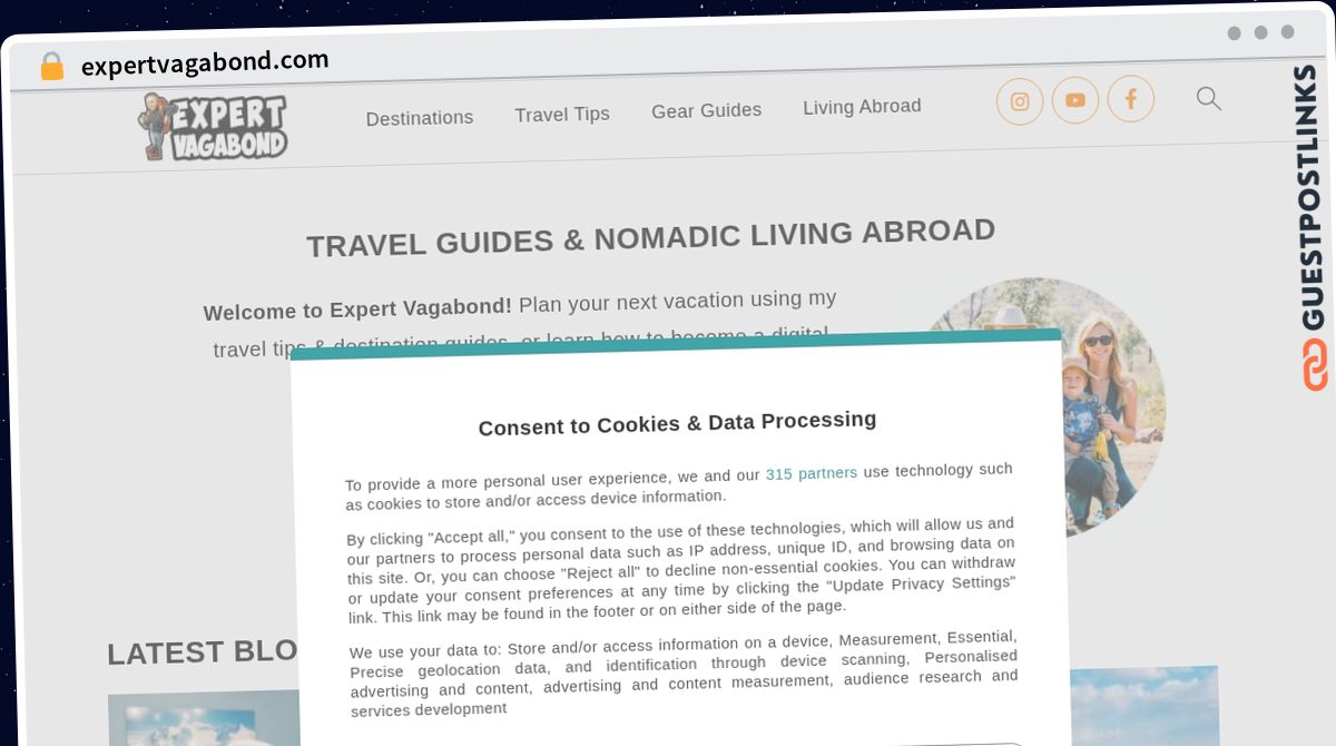 Publish Guest Post on expertvagabond.com