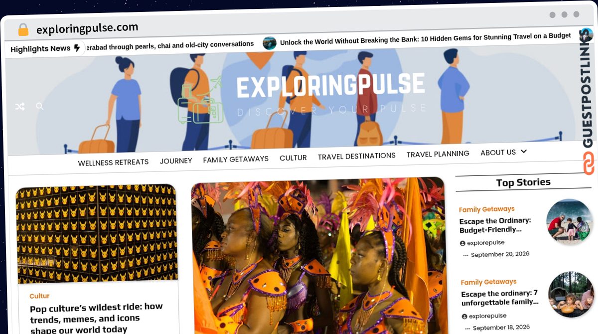 Publish Guest Post on exploringpulse.com