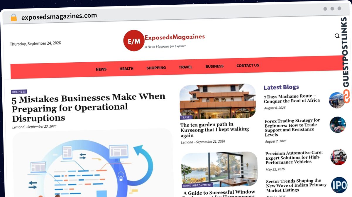 Publish Guest Post on exposedsmagazines.com