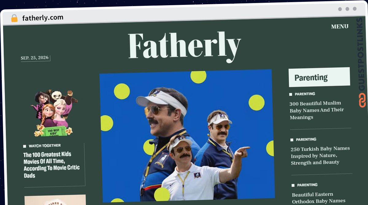 Publish Guest Post on fatherly.com