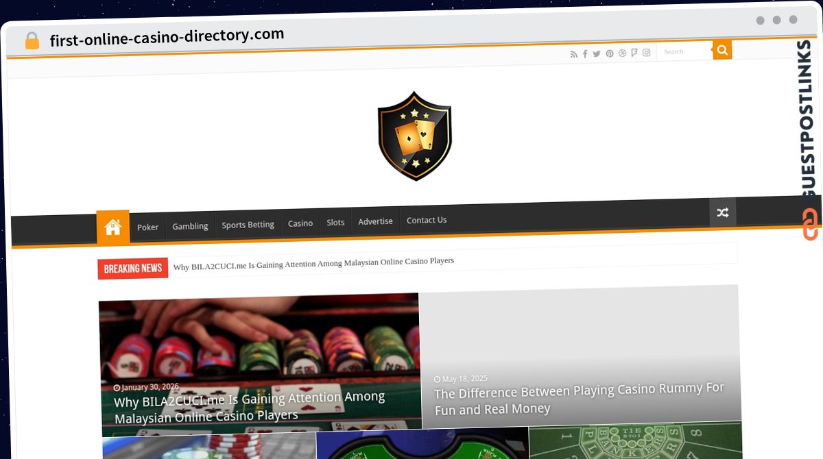 Publish Guest Post on first-online-casino-directory.com