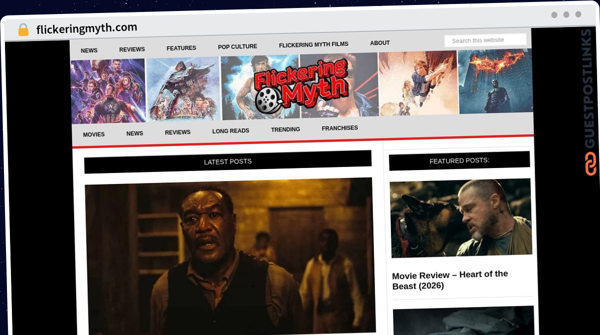 Publish Guest Post on flickeringmyth.com