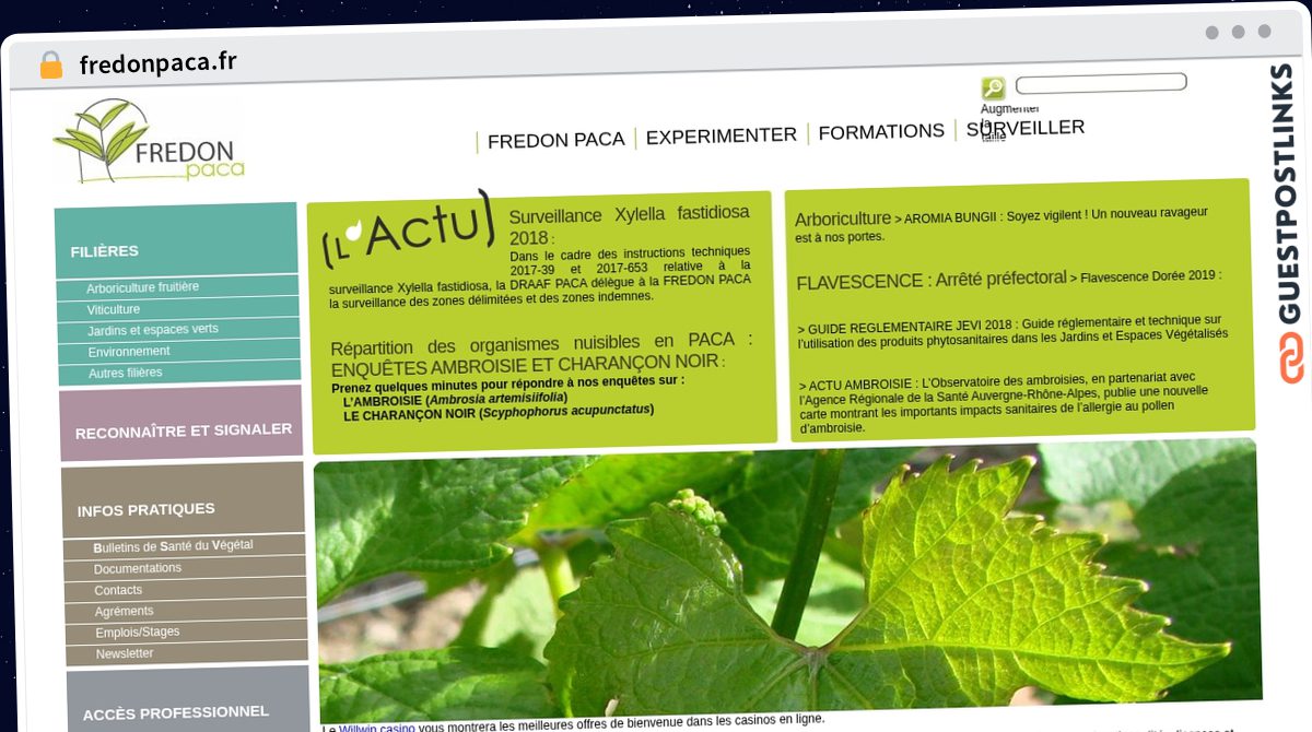 Publish Guest Post on fredonpaca.fr