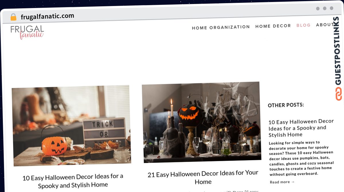 Publish Guest Post on frugalfanatic.com