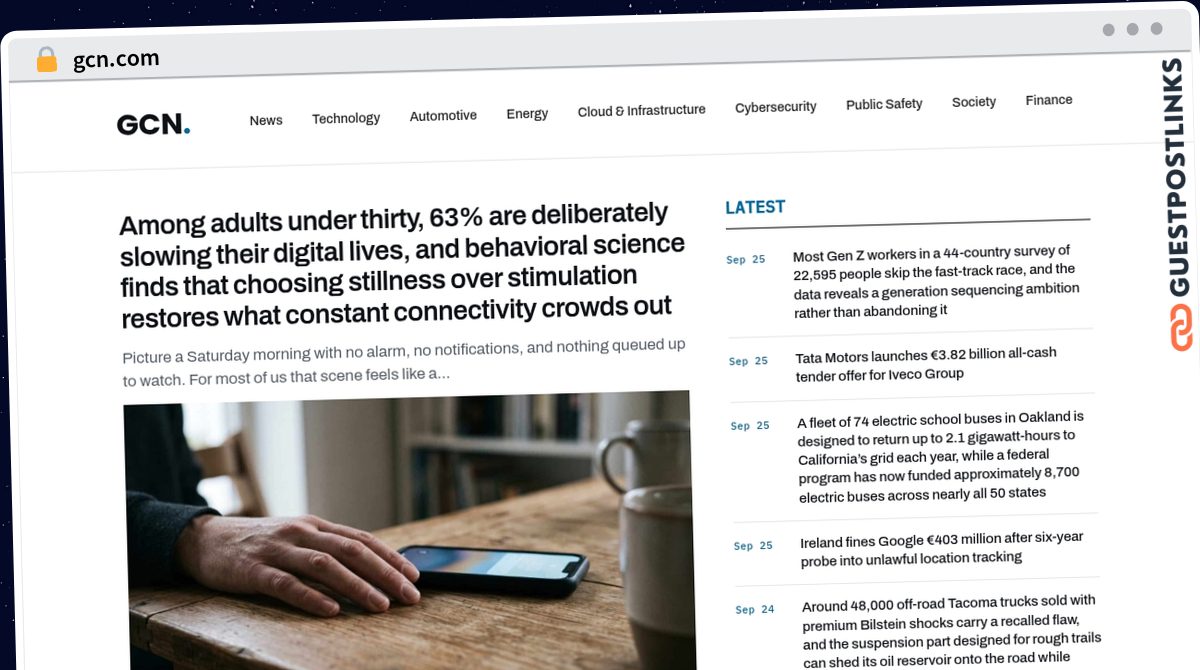 Publish Guest Post on gcn.com