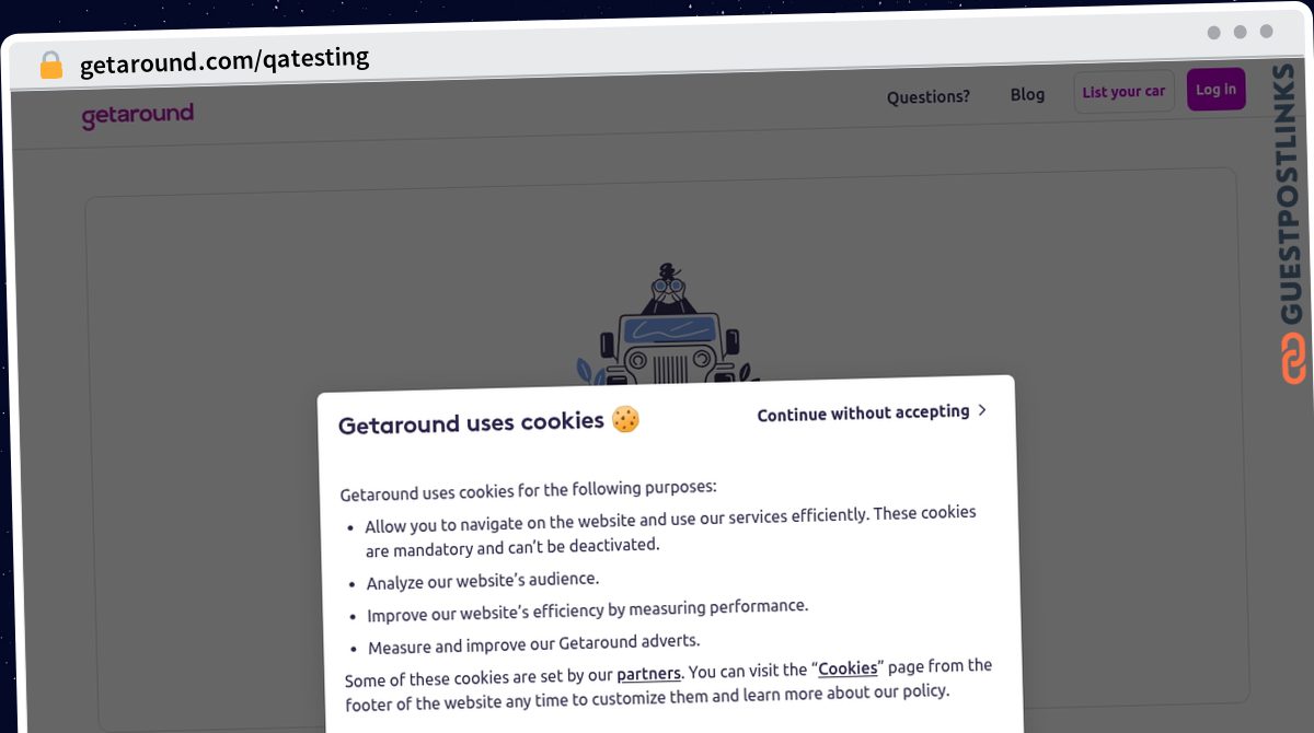 Publish Guest Post on getaround.com/qatesting