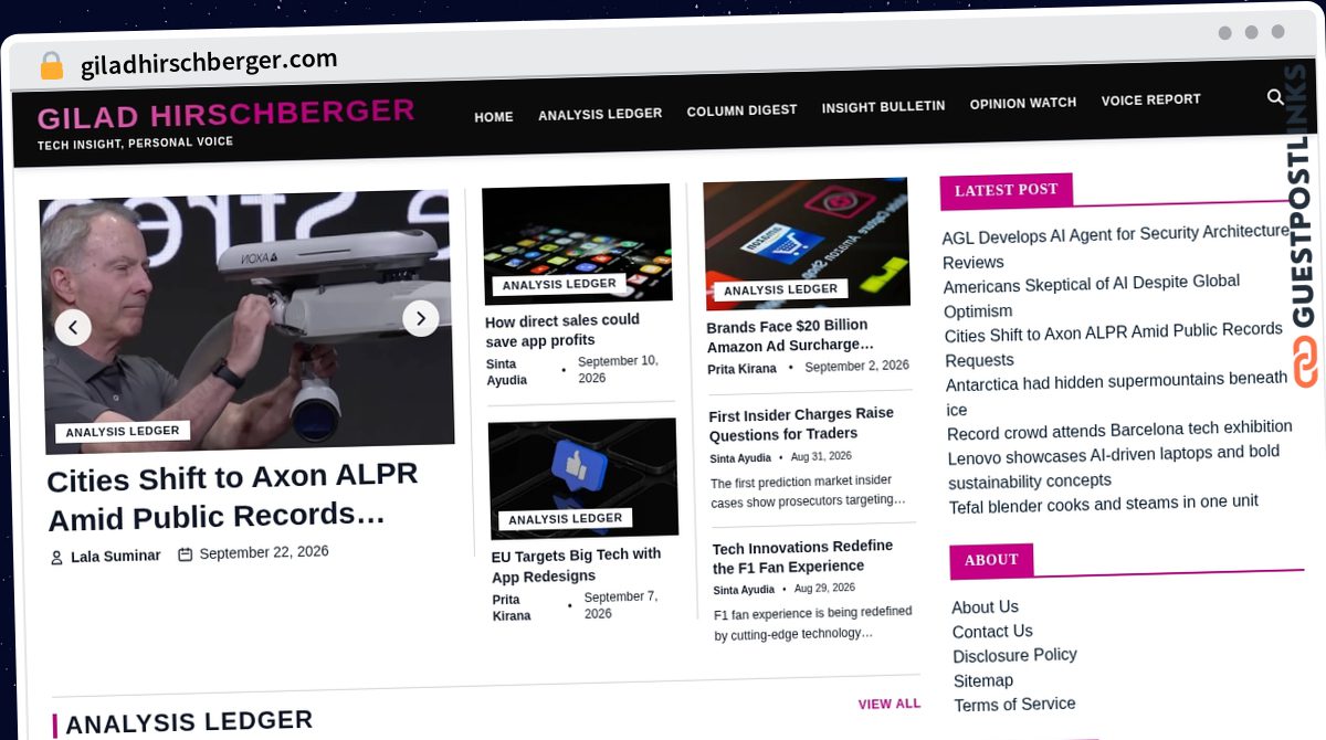Publish Guest Post on giladhirschberger.com