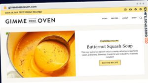 Publish Guest Post on gimmesomeoven.com