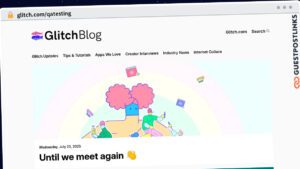 Publish Guest Post on glitch.com/qatesting