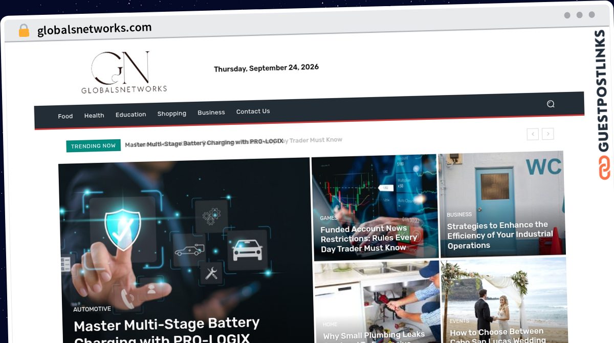 Publish Guest Post on globalsnetworks.com