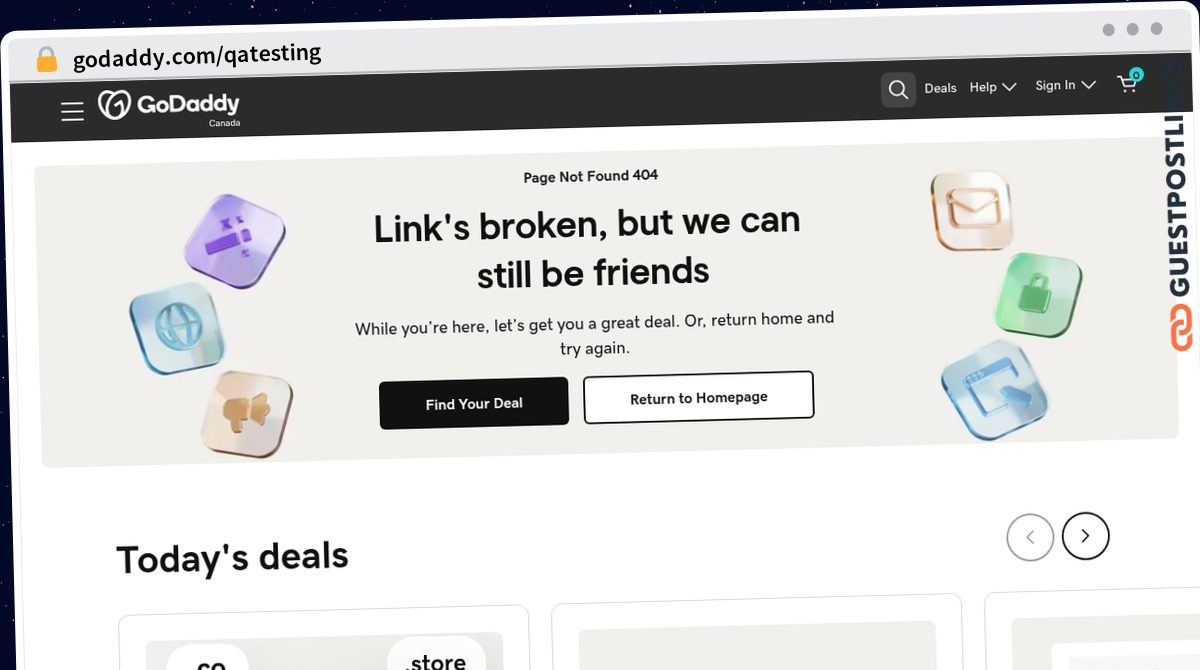 Publish Guest Post on godaddy.com/qatesting