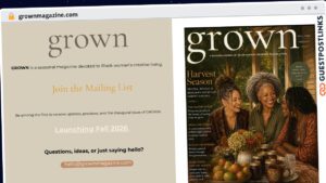 Publish Guest Post on grownmagazine.com