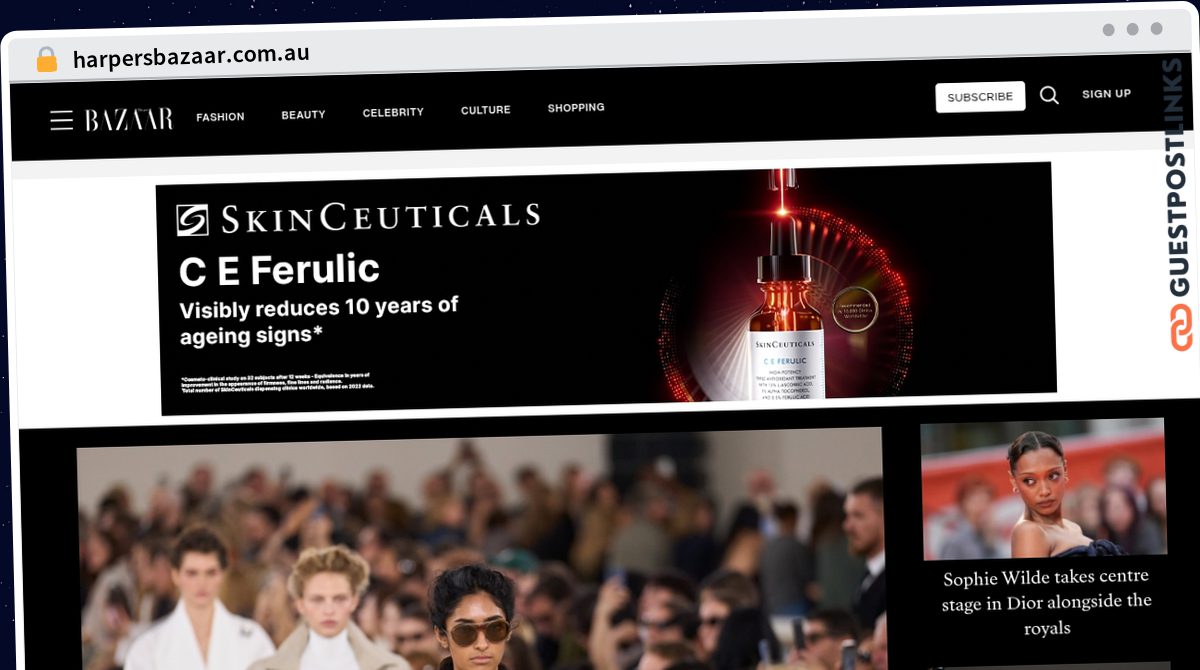 Publish Guest Post on harpersbazaar.com.au