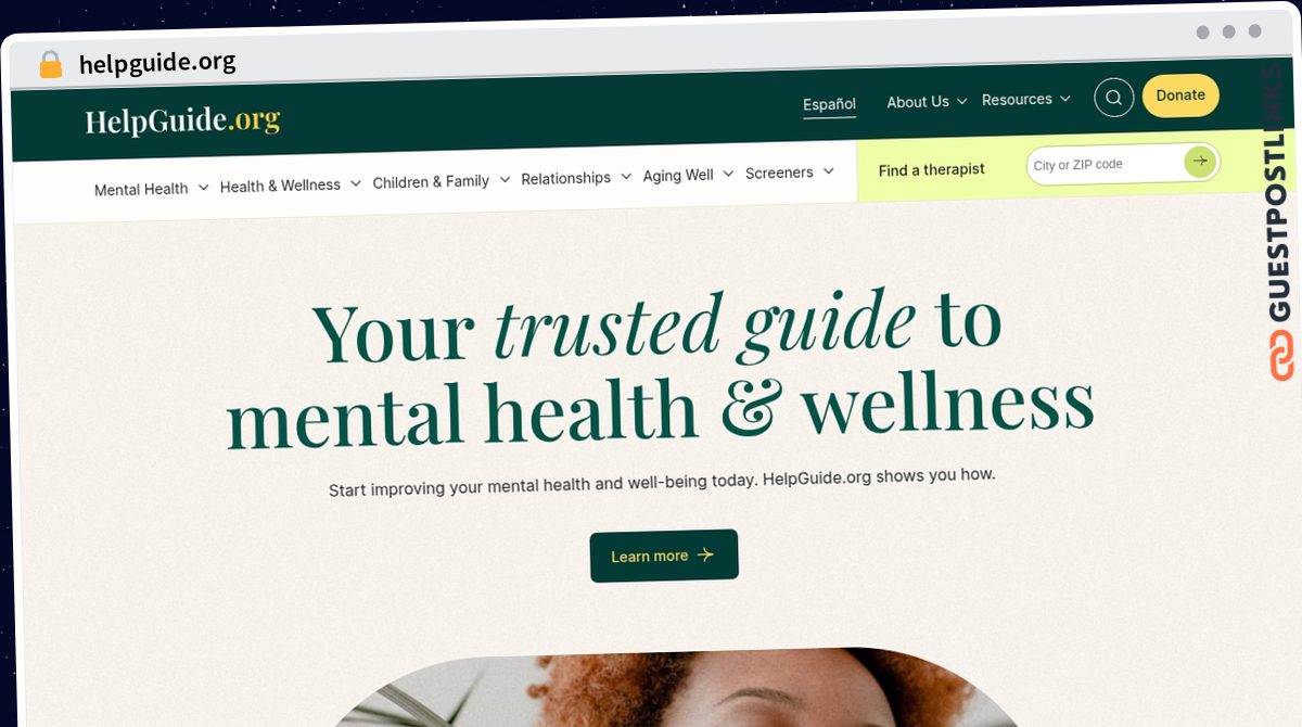 Publish Guest Post on helpguide.org