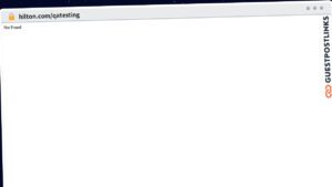 Publish Guest Post on hilton.com/qatesting