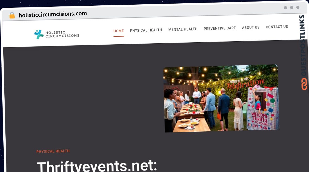 Publish Guest Post on holisticcircumcisions.com