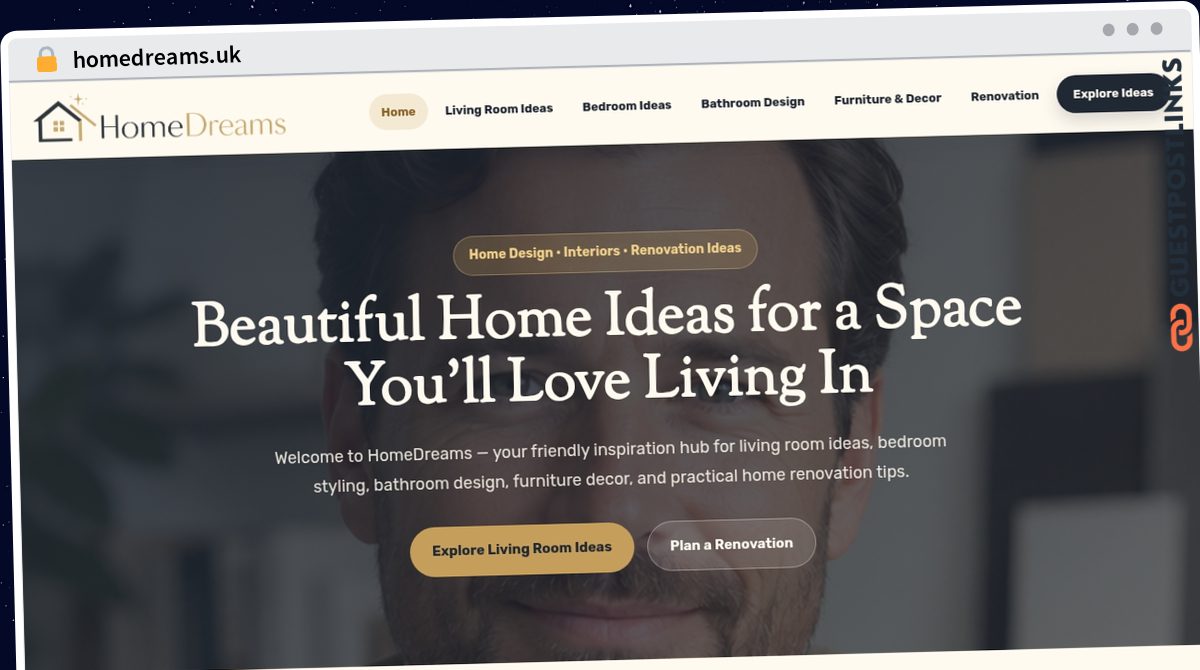 Publish Guest Post on homedreams.uk