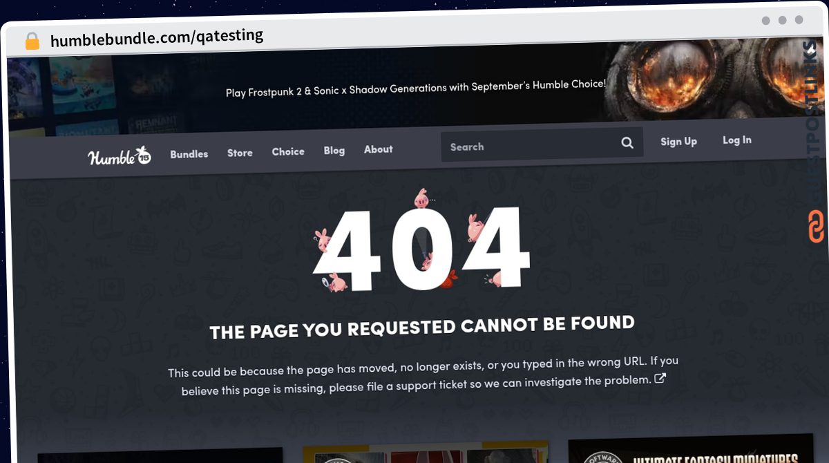 Publish Guest Post on humblebundle.com/qatesting