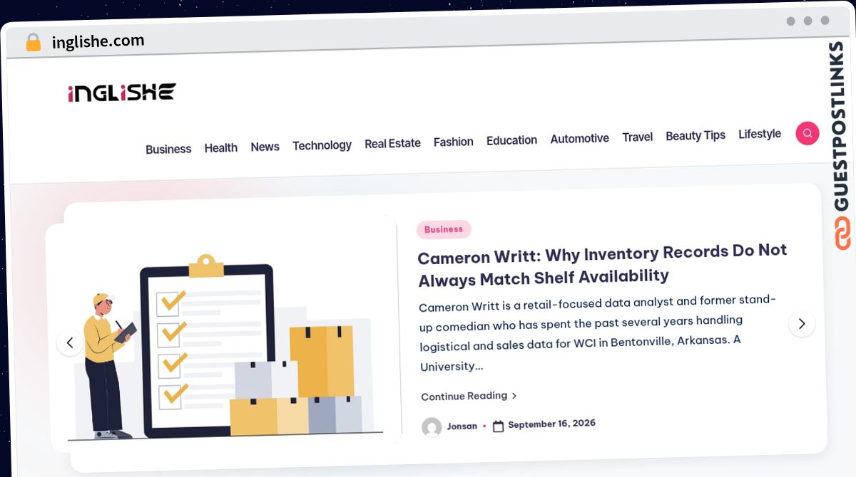 Publish Guest Post on inglishe.com