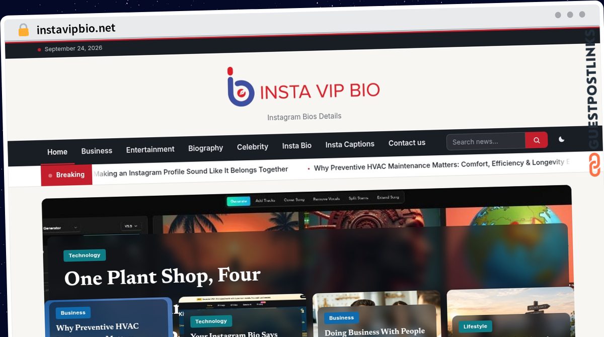 Publish Guest Post on instavipbio.net