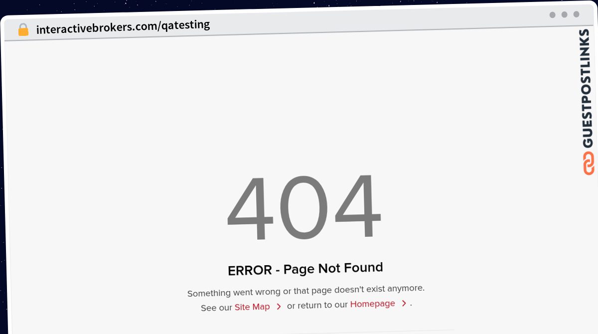 Publish Guest Post on interactivebrokers.com/qatesting