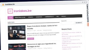 Publish Guest Post on ironlakes.be