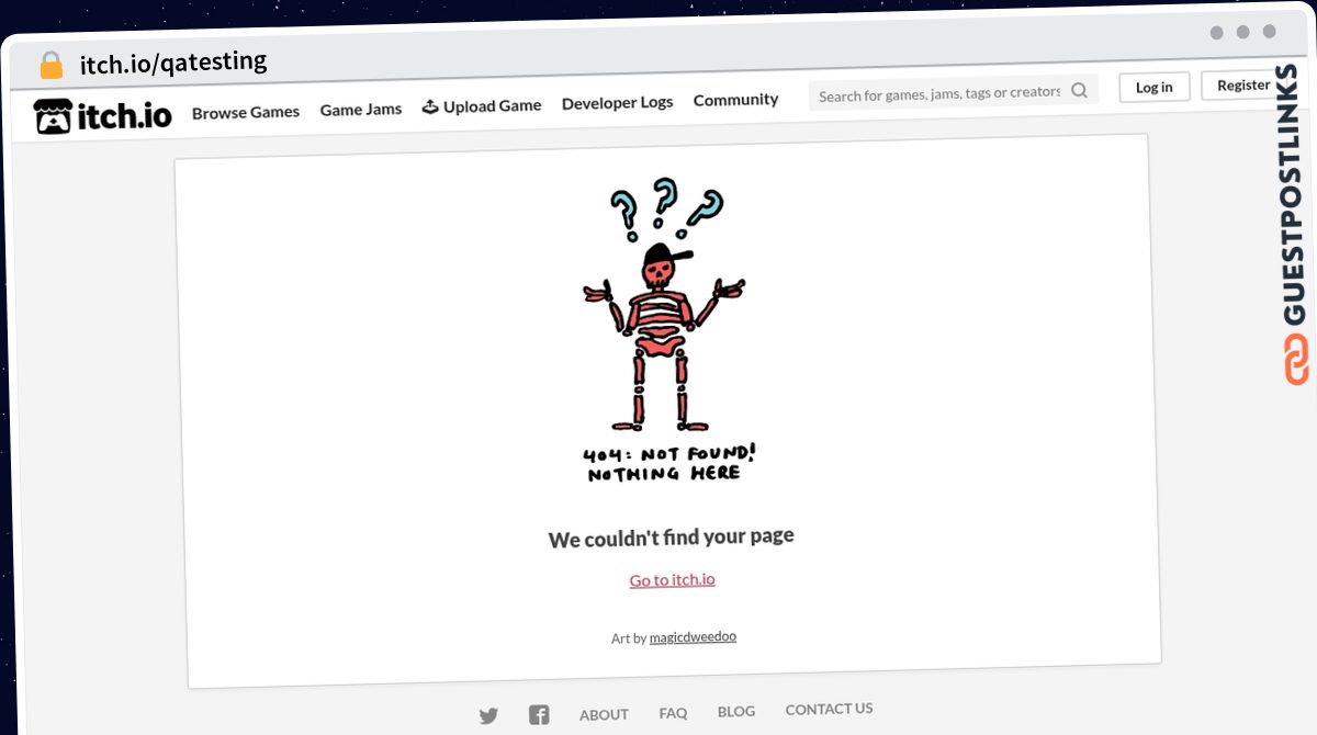 Publish Guest Post on itch.io/qatesting