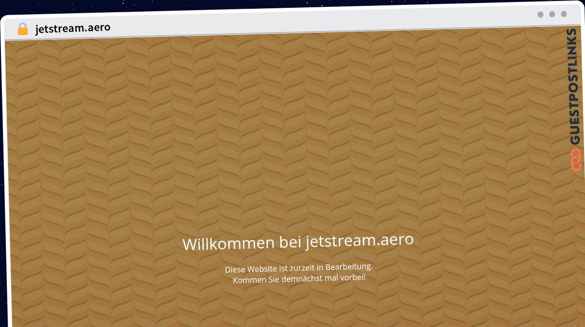Publish Guest Post on jetstream.aero