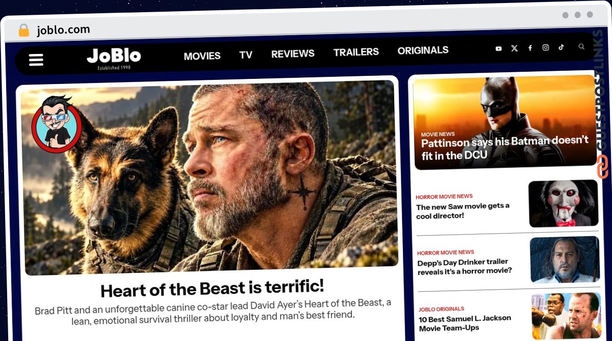 Publish Guest Post on joblo.com