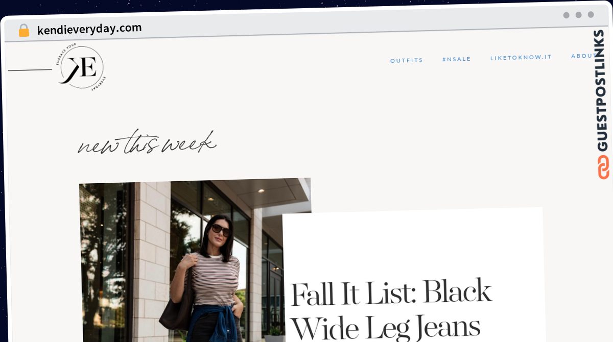 Publish Guest Post on kendieveryday.com