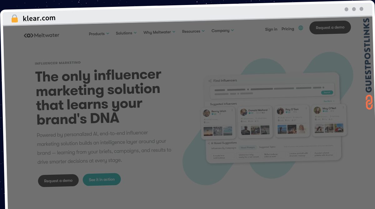 Publish Guest Post on klear.com